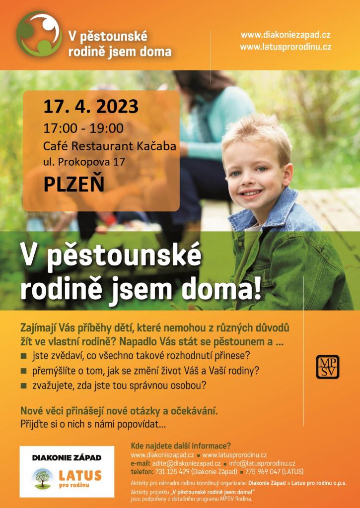 Pozvánka na setkání se zájemci o téma pěstounství 