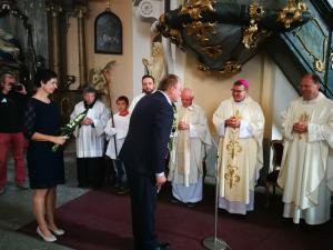 přivítání starostou města