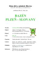 Bazén - Plzeň Slovany 1